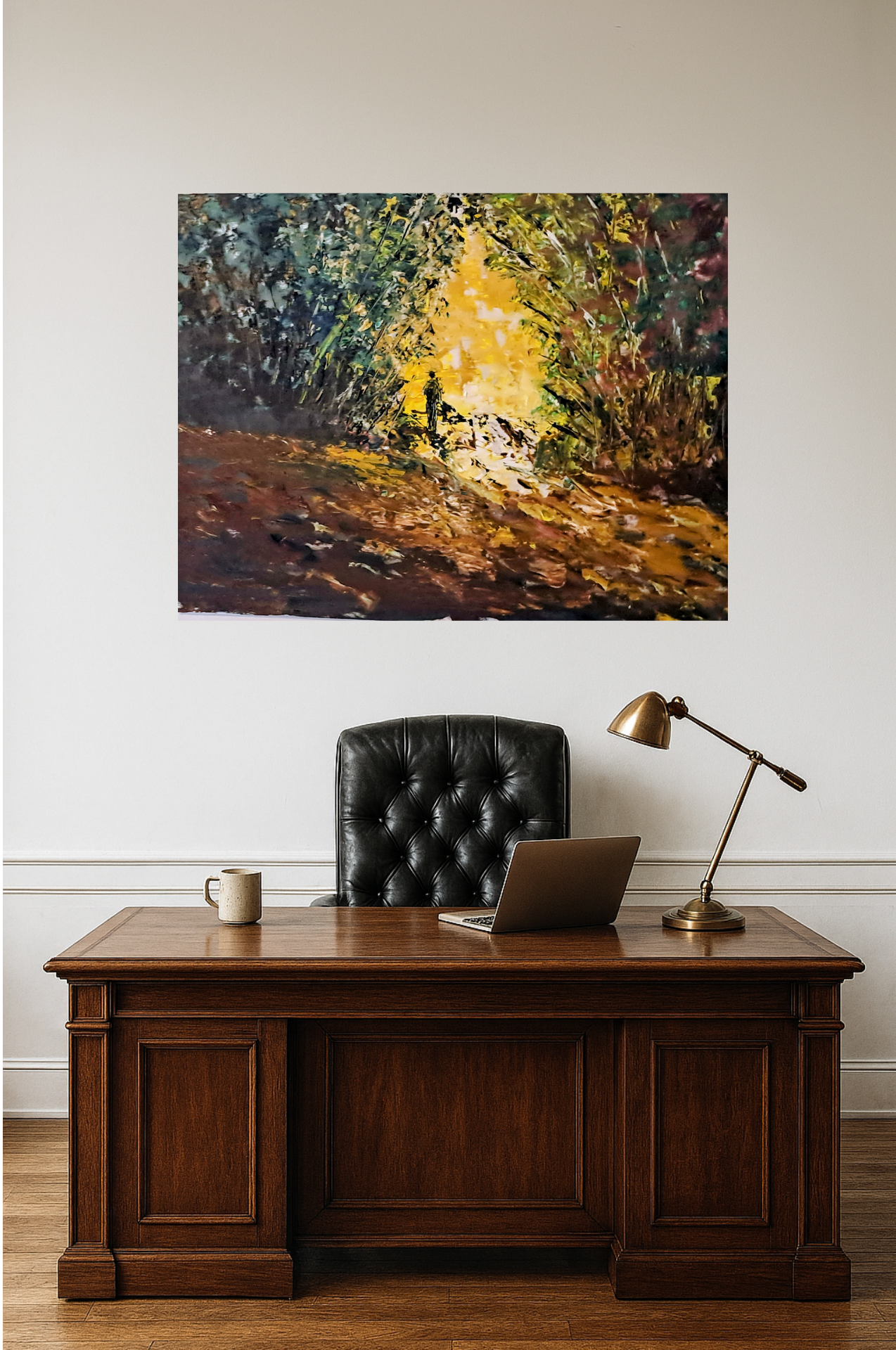 Lichtpfad im Wald – Bild 4