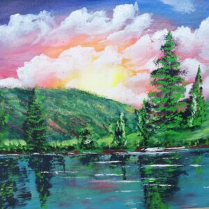 Abendliche Stille am See