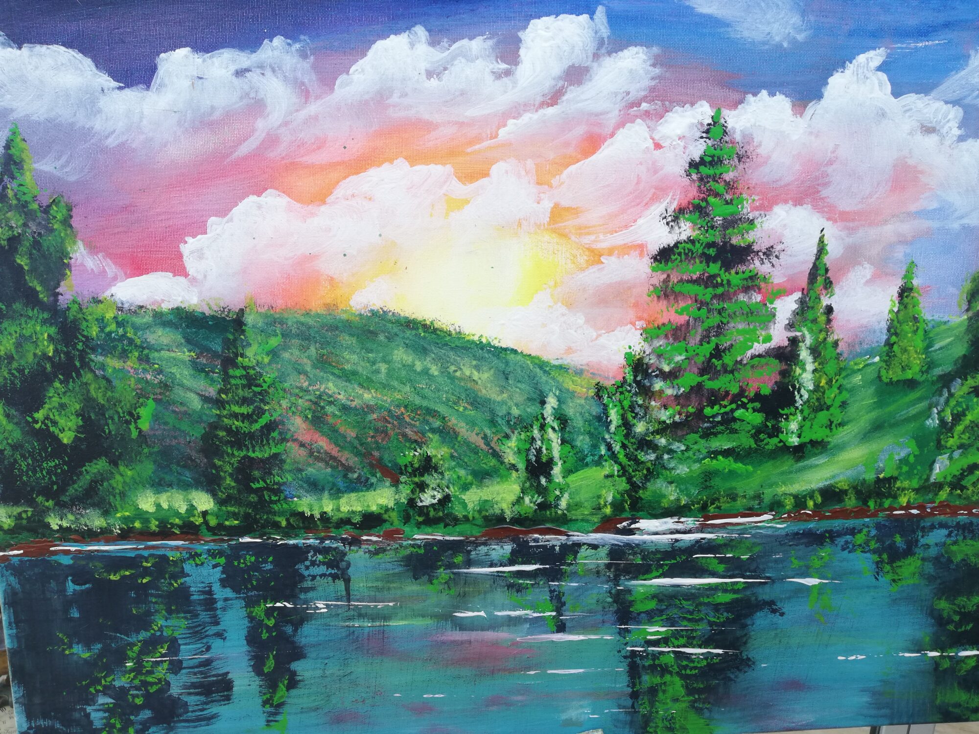 Abendliche Stille am See